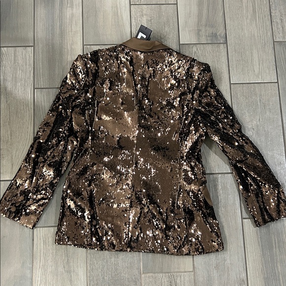 Halston Women’s Ameri Jacket in Sequin Size 14 - Picture 9 of 10